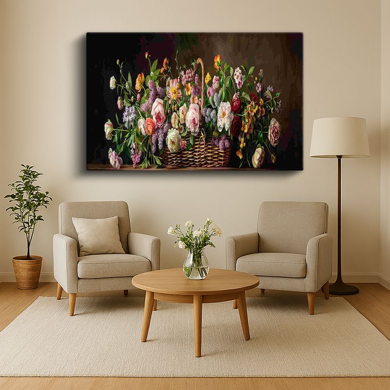 Çiçek & Bitki Kanvas Tablo 389