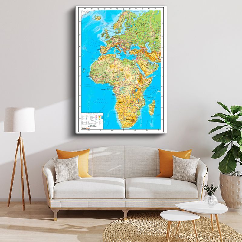 Harita Kanvas Tablo 27