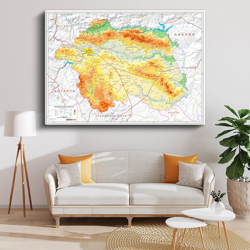 Harita Kanvas Tablo 79