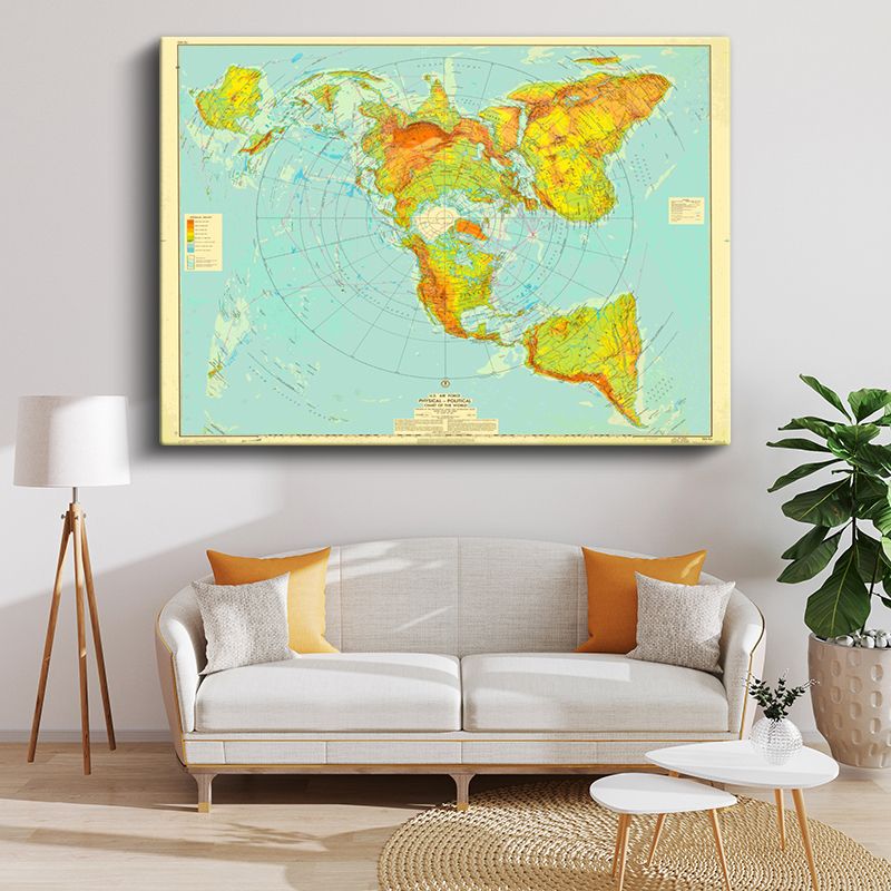 Harita Kanvas Tablo 175