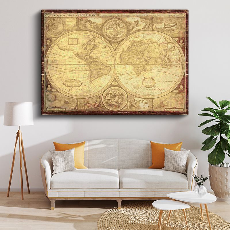 Harita Kanvas Tablo 177