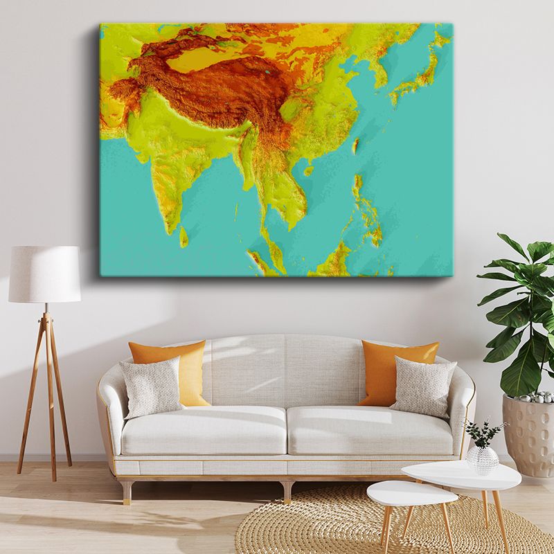 Harita Kanvas Tablo 185