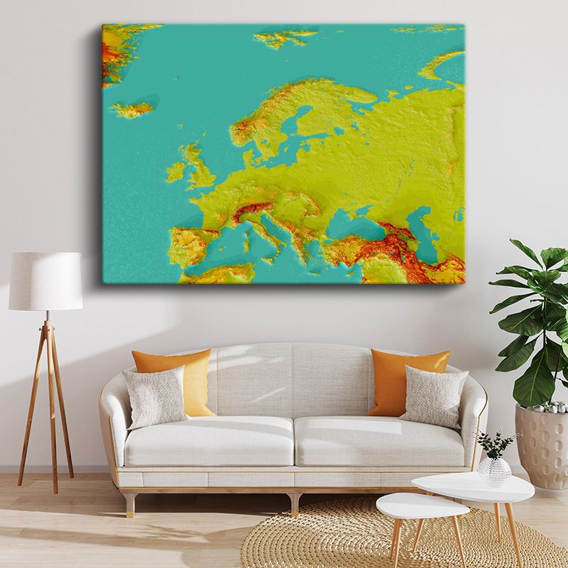 Harita Kanvas Tablo 186