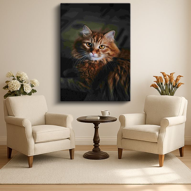 Hayvan Kanvas Tablo 139