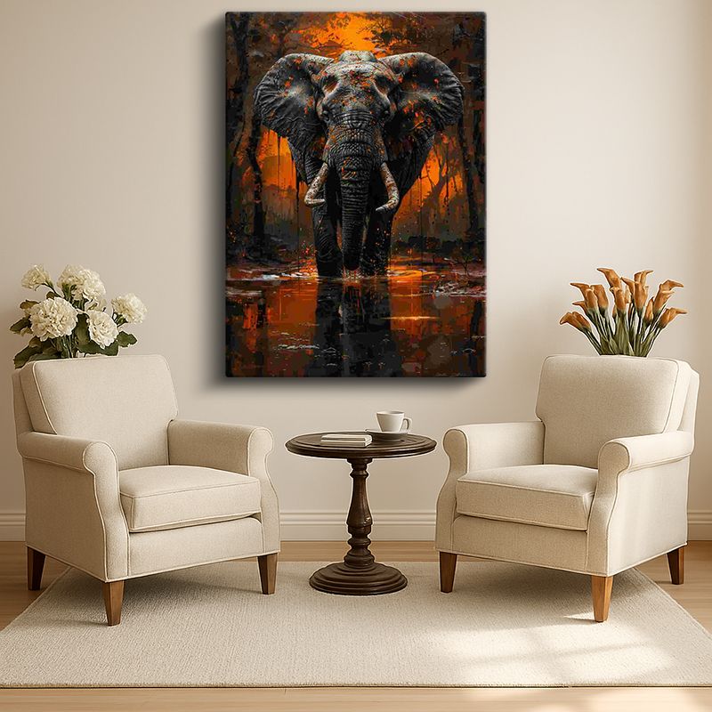 Hayvan Kanvas Tablo 175