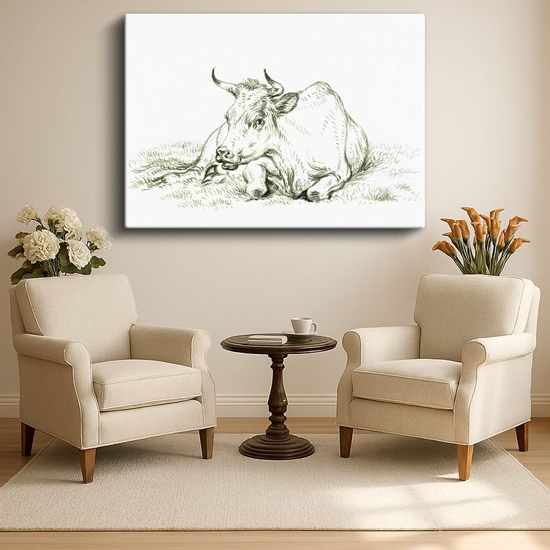 Hayvan Kanvas Tablo 464