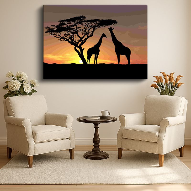 Hayvan Kanvas Tablo 747