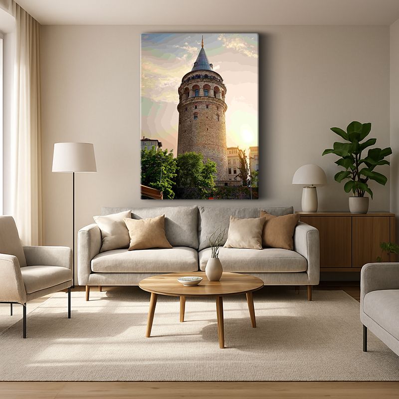 Kent & Şehir Kanvas Tablo 1