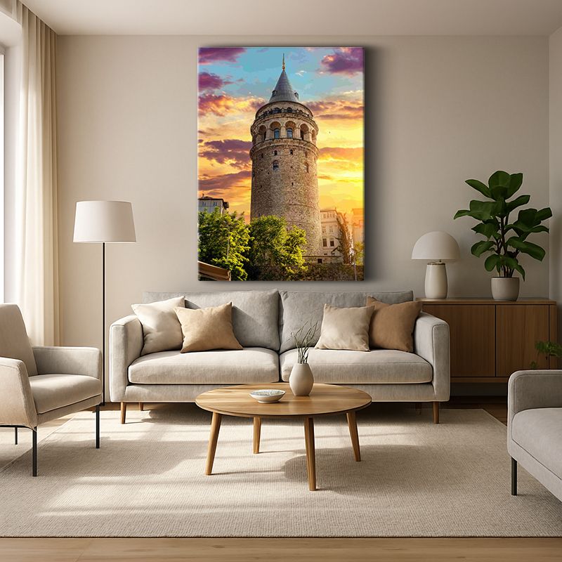 Kent & Şehir Kanvas Tablo 2