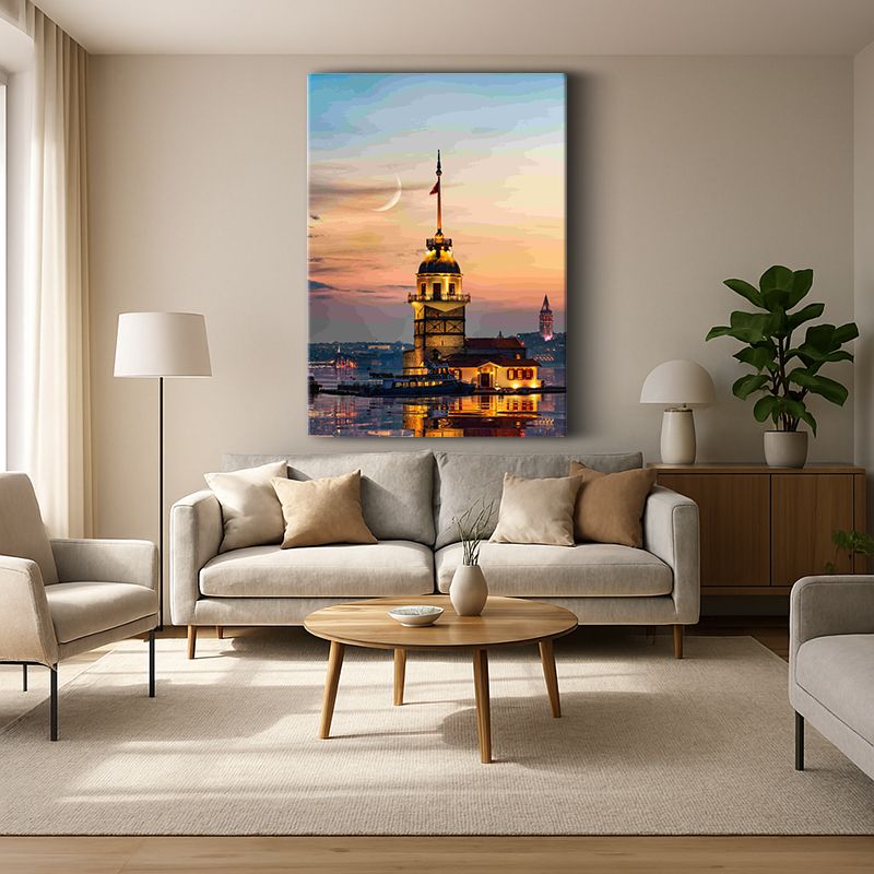 Kent & Şehir Kanvas Tablo 4