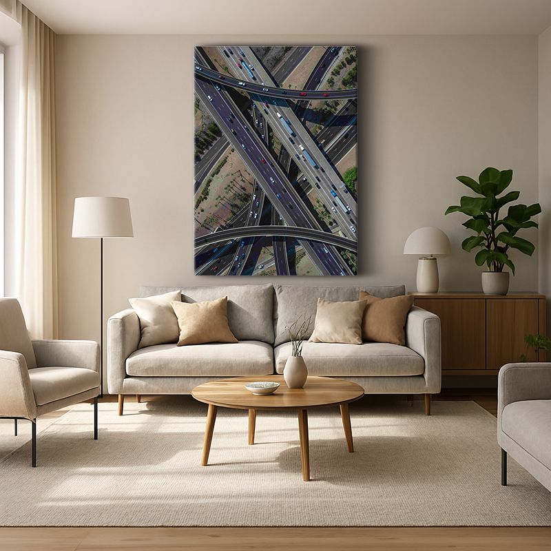 Kent & Şehir Kanvas Tablo 14