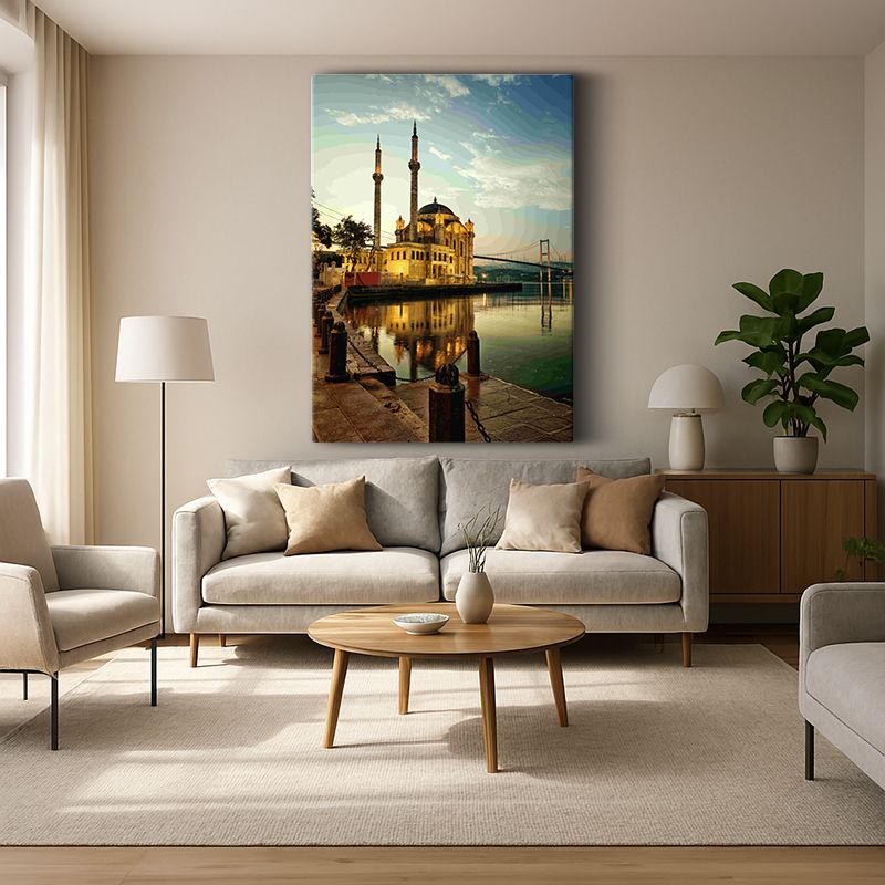 Kent & Şehir Kanvas Tablo 19