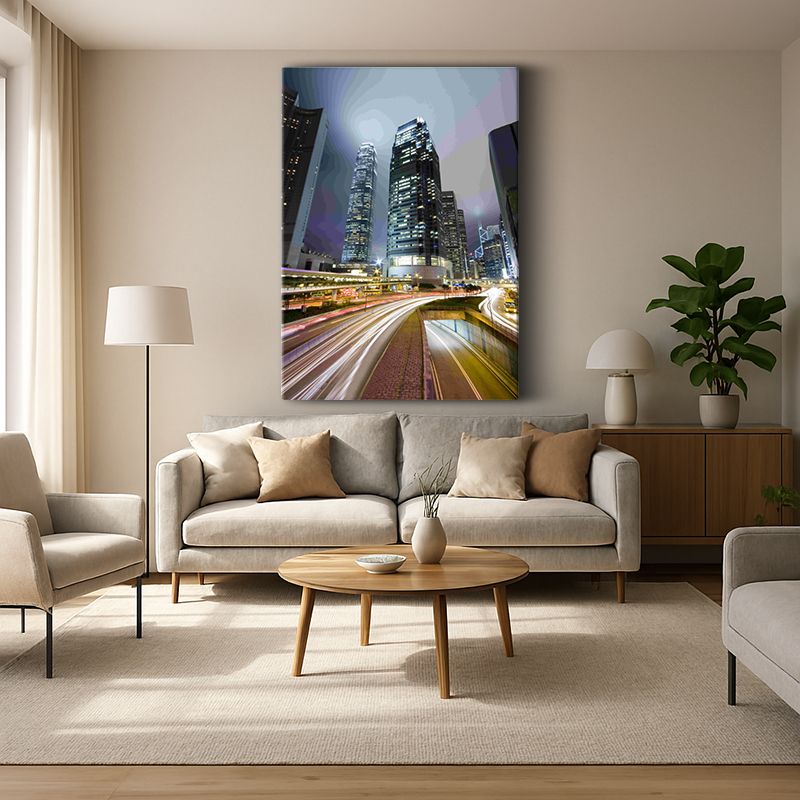 Kent & Şehir Kanvas Tablo 33