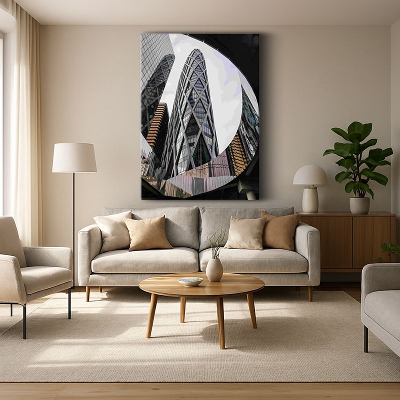 Kent & Şehir Kanvas Tablo 49