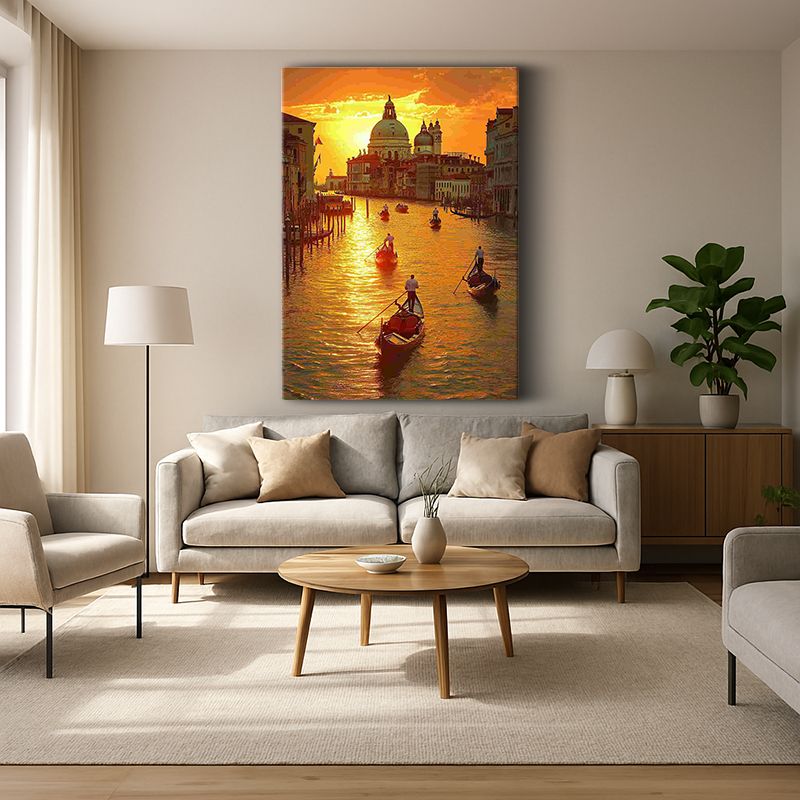 Kent & Şehir Kanvas Tablo 65