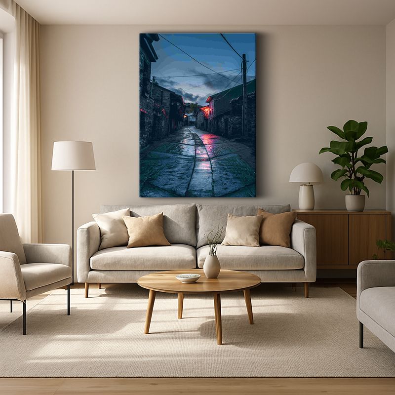 Kent & Şehir Kanvas Tablo 80