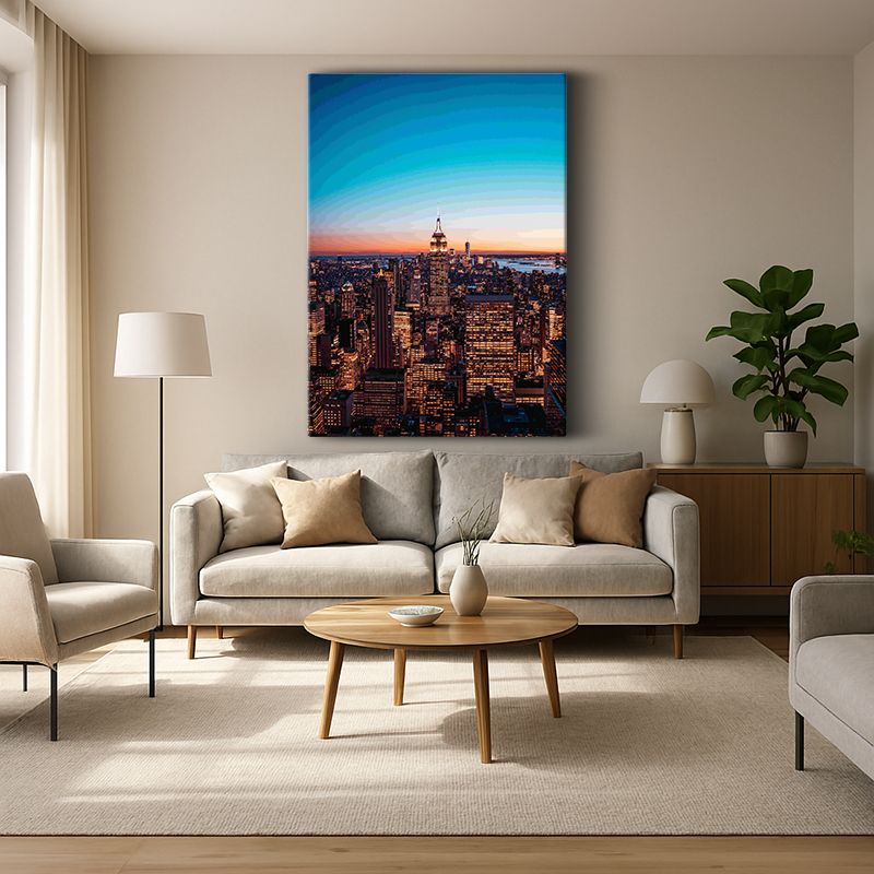 Kent & Şehir Kanvas Tablo 98