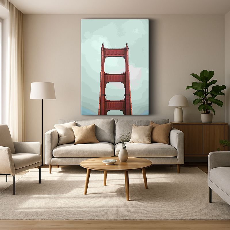 Kent & Şehir Kanvas Tablo 124