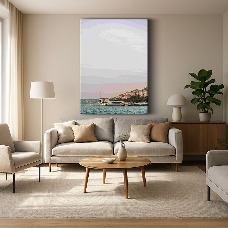 Kent & Şehir Kanvas Tablo 136