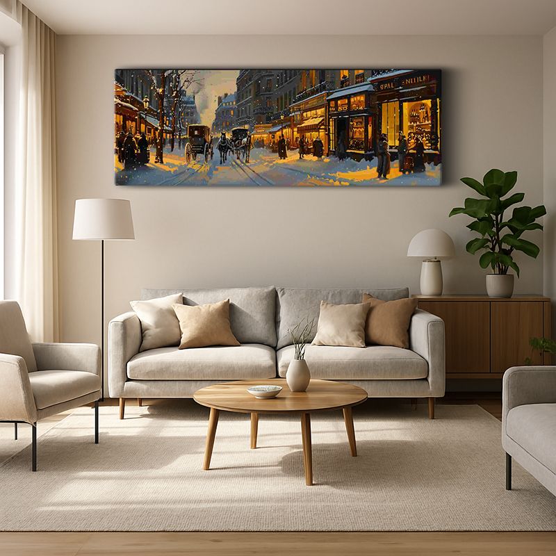 Kent & Şehir Kanvas Tablo 473