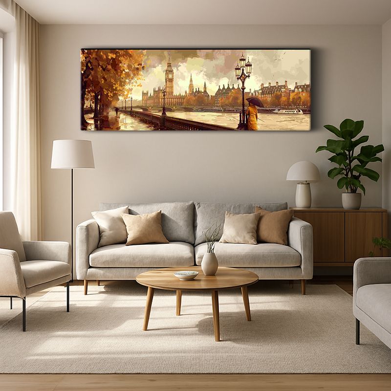 Kent & Şehir Kanvas Tablo 483