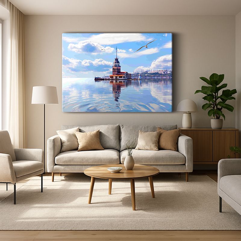 Kent & Şehir Kanvas Tablo 156