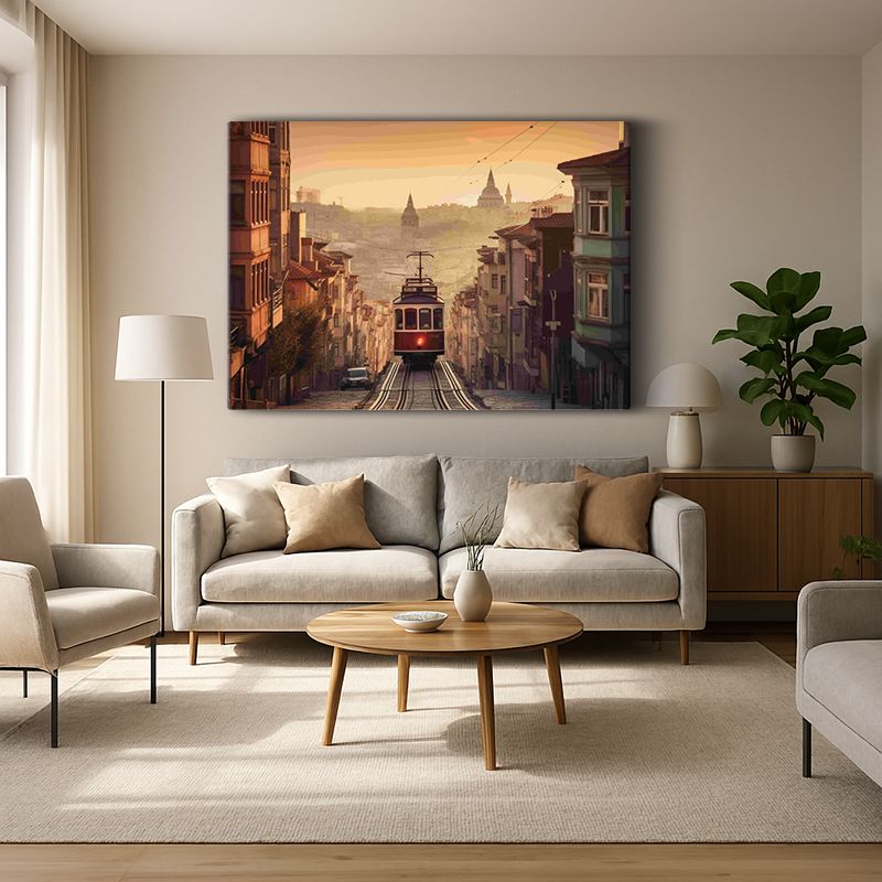 Kent & Şehir Kanvas Tablo 176