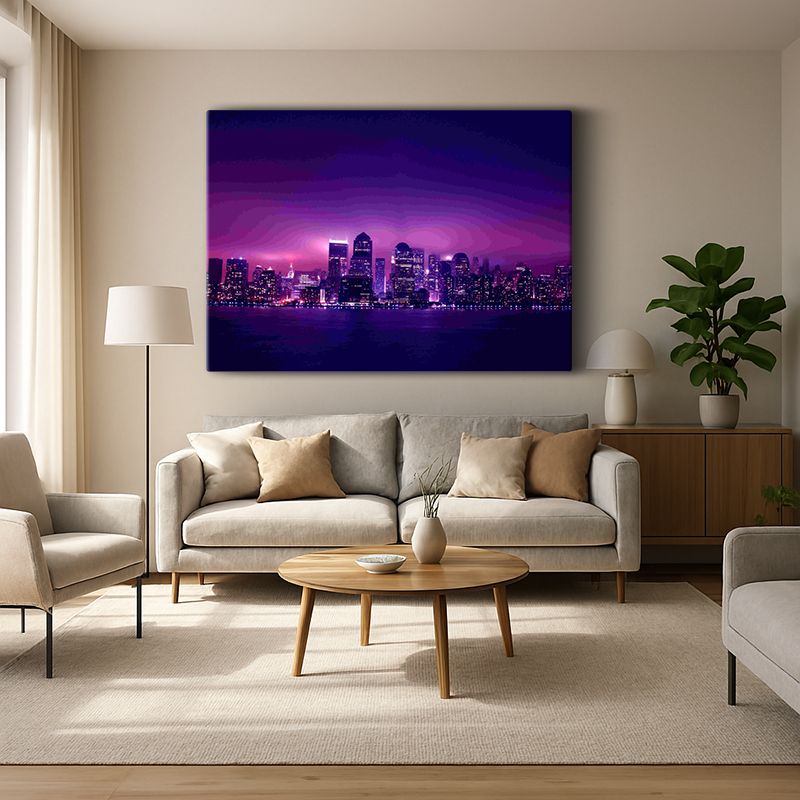 Kent & Şehir Kanvas Tablo 178