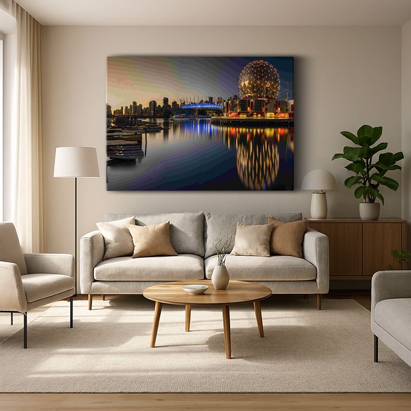 Kent & Şehir Kanvas Tablo 181