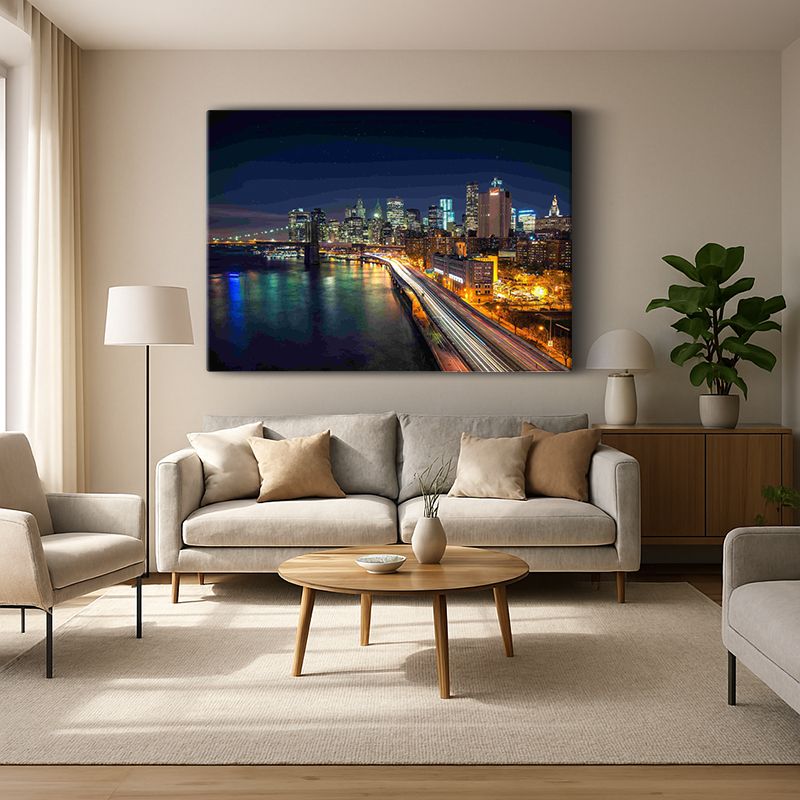 Kent & Şehir Kanvas Tablo 188