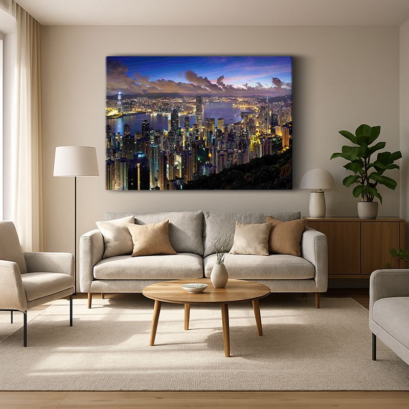 Kent & Şehir Kanvas Tablo 190