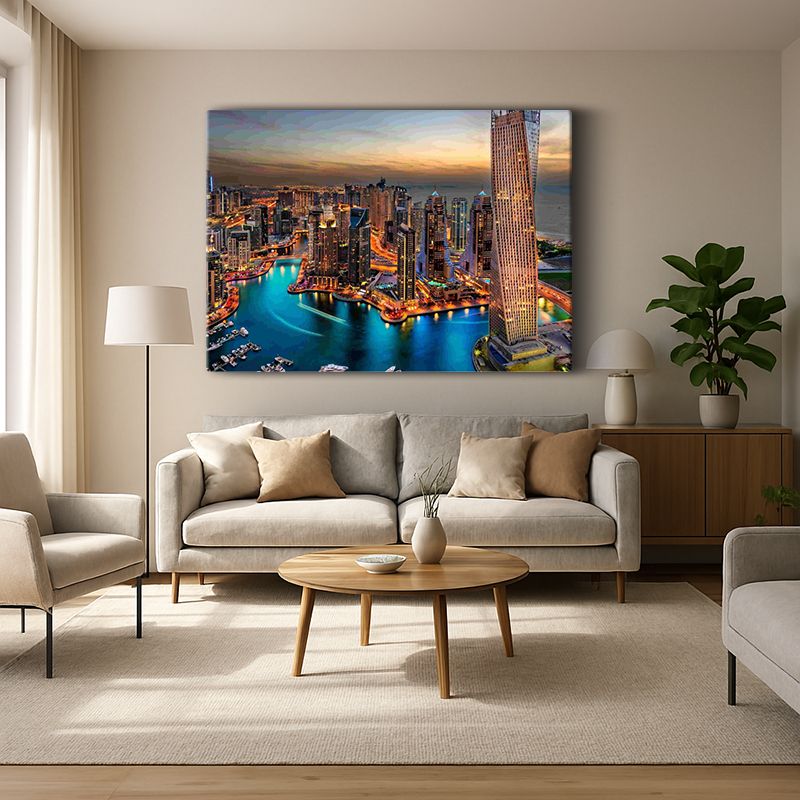 Kent & Şehir Kanvas Tablo 192