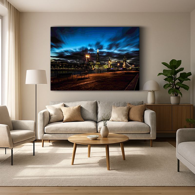 Kent & Şehir Kanvas Tablo 214