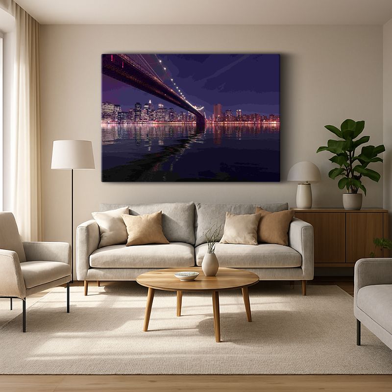 Kent & Şehir Kanvas Tablo 223