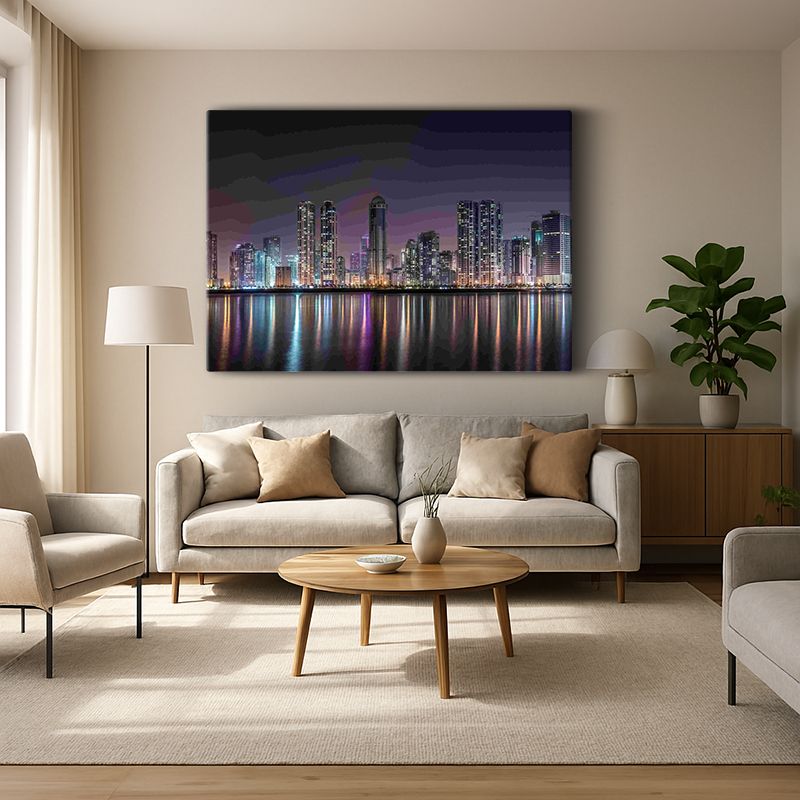 Kent & Şehir Kanvas Tablo 245