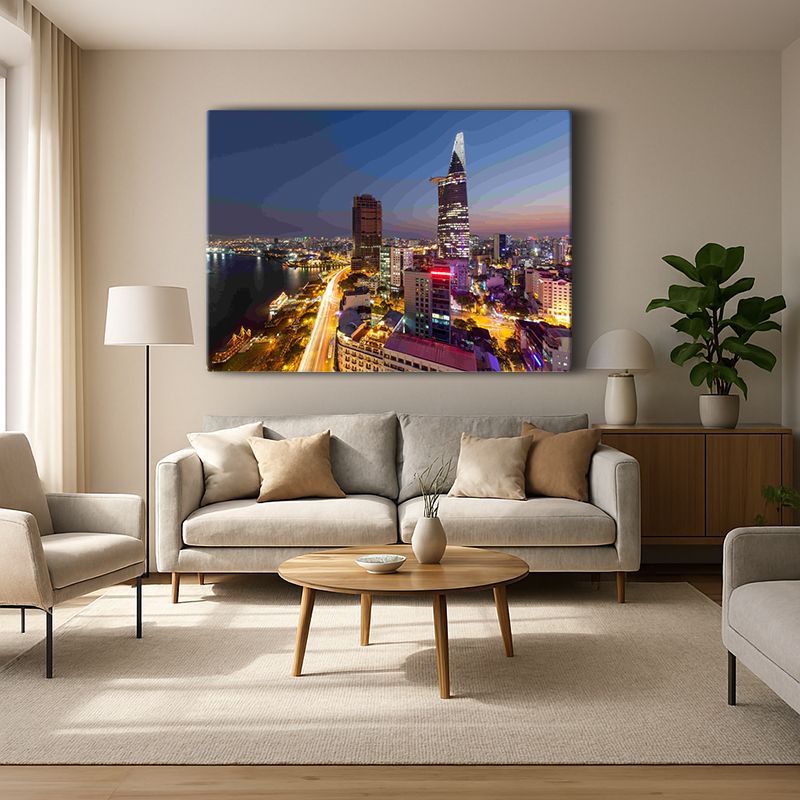 Kent & Şehir Kanvas Tablo 260