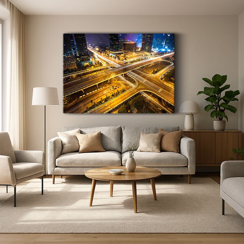 Kent & Şehir Kanvas Tablo 275