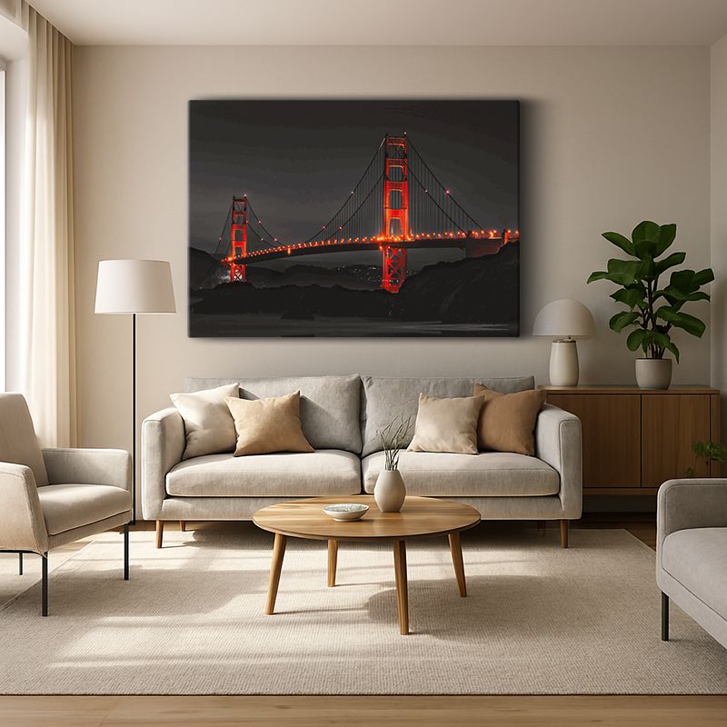 Kent & Şehir Kanvas Tablo 282