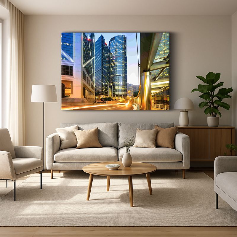 Kent & Şehir Kanvas Tablo 296