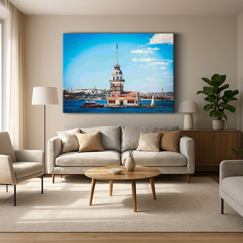 Kent & Şehir Kanvas Tablo 305