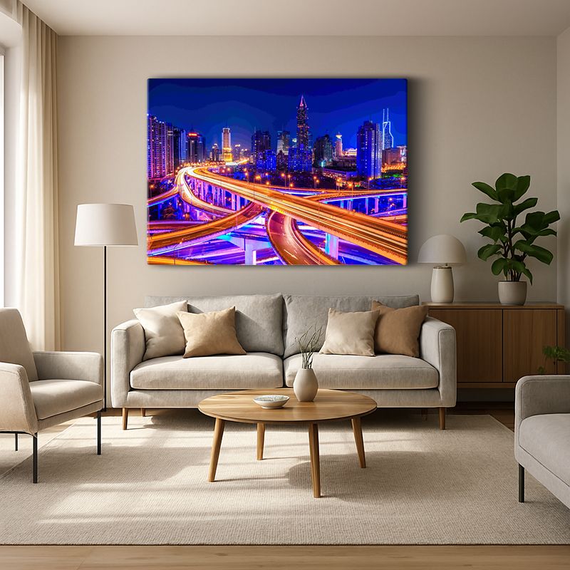 Kent & Şehir Kanvas Tablo 312