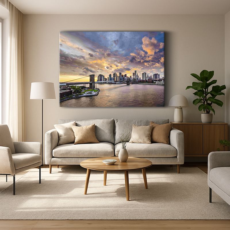 Kent & Şehir Kanvas Tablo 324