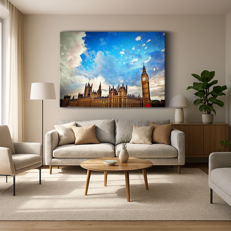 Kent & Şehir Kanvas Tablo 334