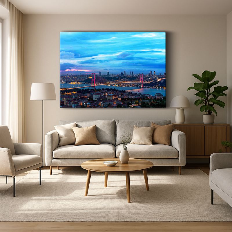 Kent & Şehir Kanvas Tablo 338