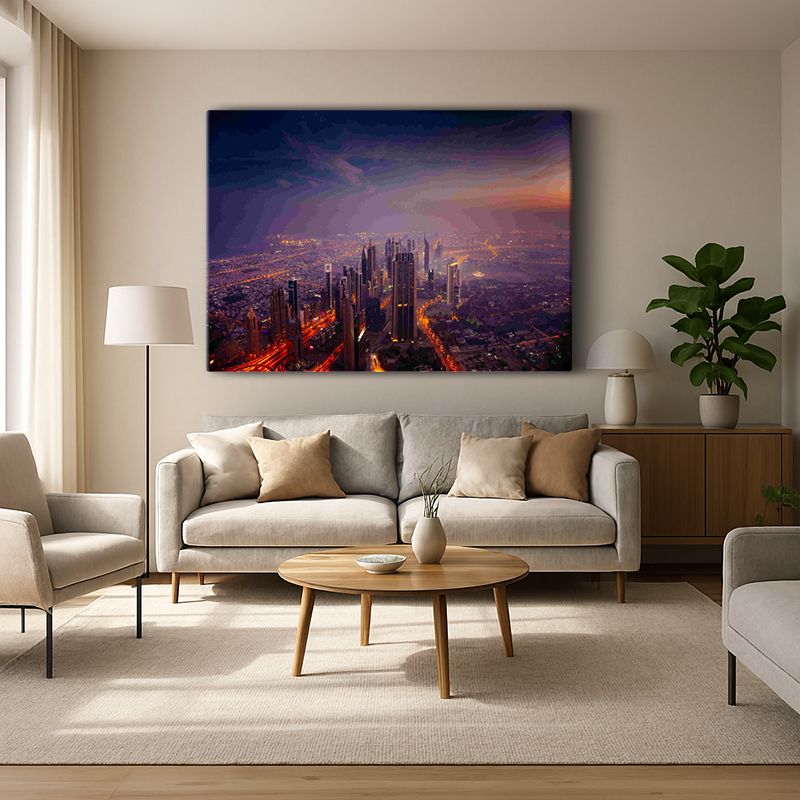 Kent & Şehir Kanvas Tablo 344