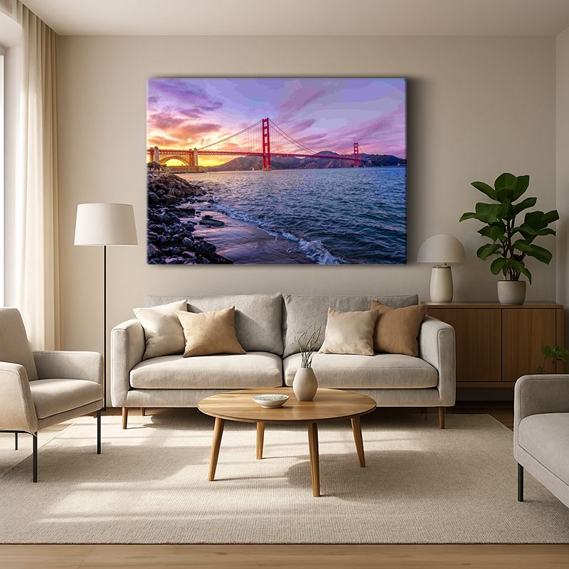 Kent & Şehir Kanvas Tablo 348