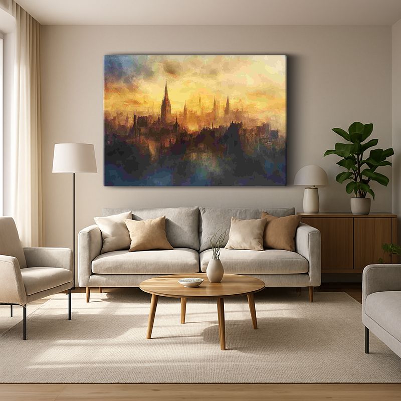 Kent & Şehir Kanvas Tablo 361