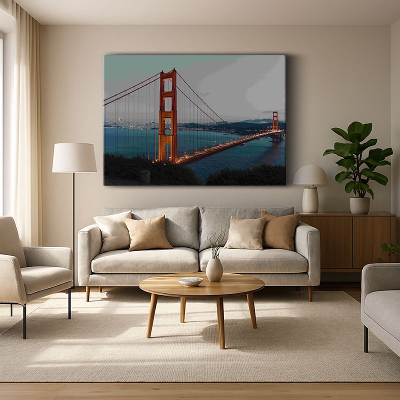 Kent & Şehir Kanvas Tablo 366