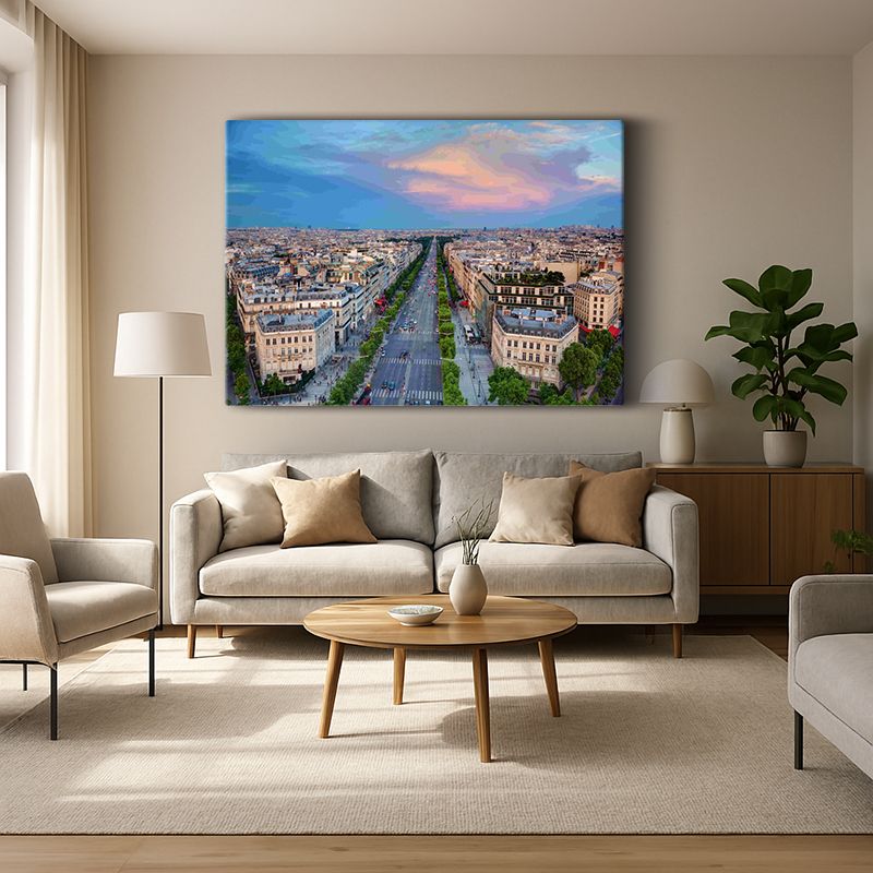 Kent & Şehir Kanvas Tablo 367