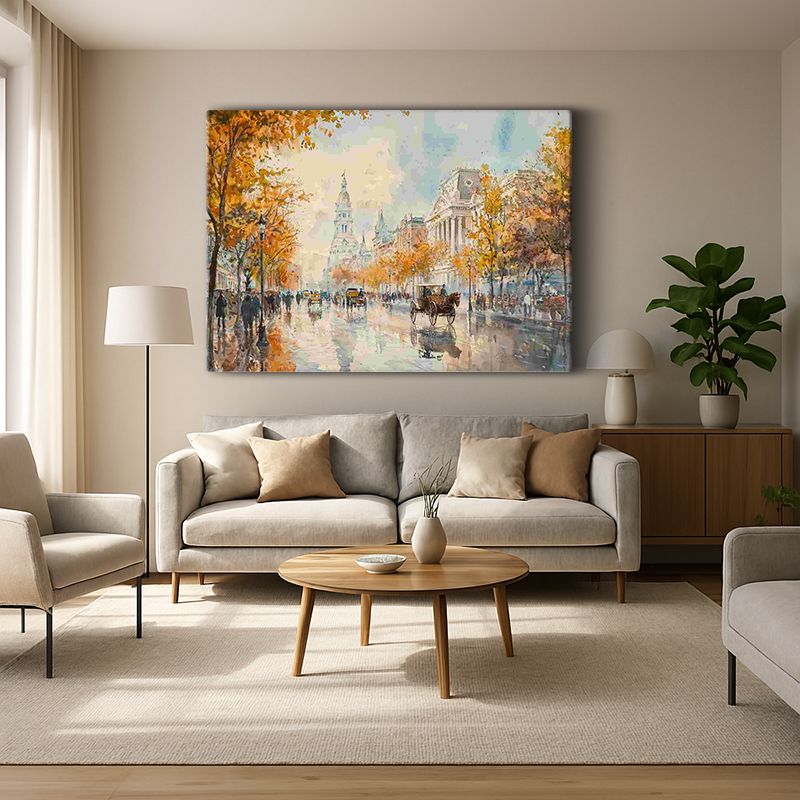 Kent & Şehir Kanvas Tablo 371